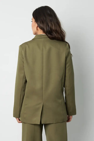 blazer in groen