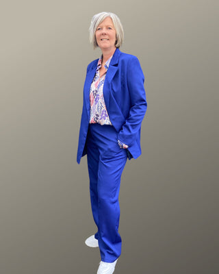 blazer in blauw