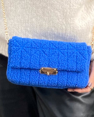 handtas Teddy in cobalt