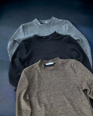 top glitter zwart