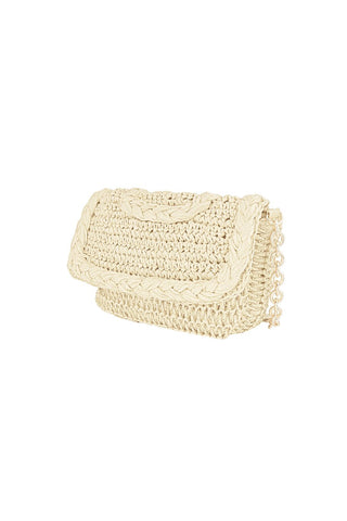 schoudertas summervibe in off-white