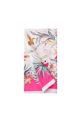 sjaal met tropical print