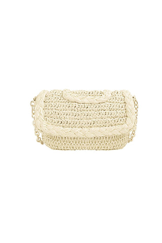 schoudertas summervibe in off-white