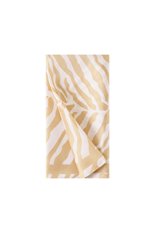 sjaal met zebra print in beige