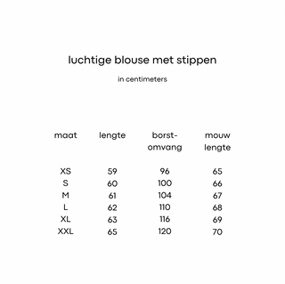 luchtige blouse met stippen